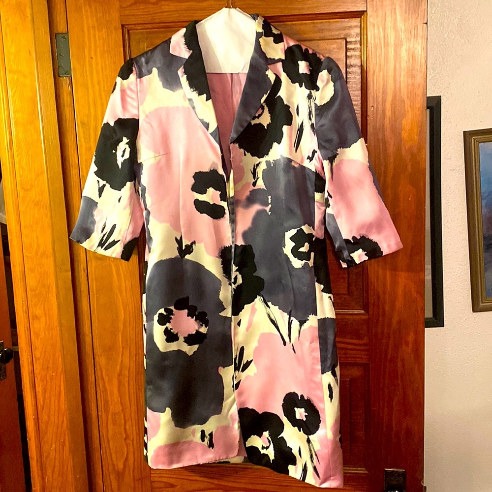 Silk Anne Klein 6P dressy jacket 100%silk